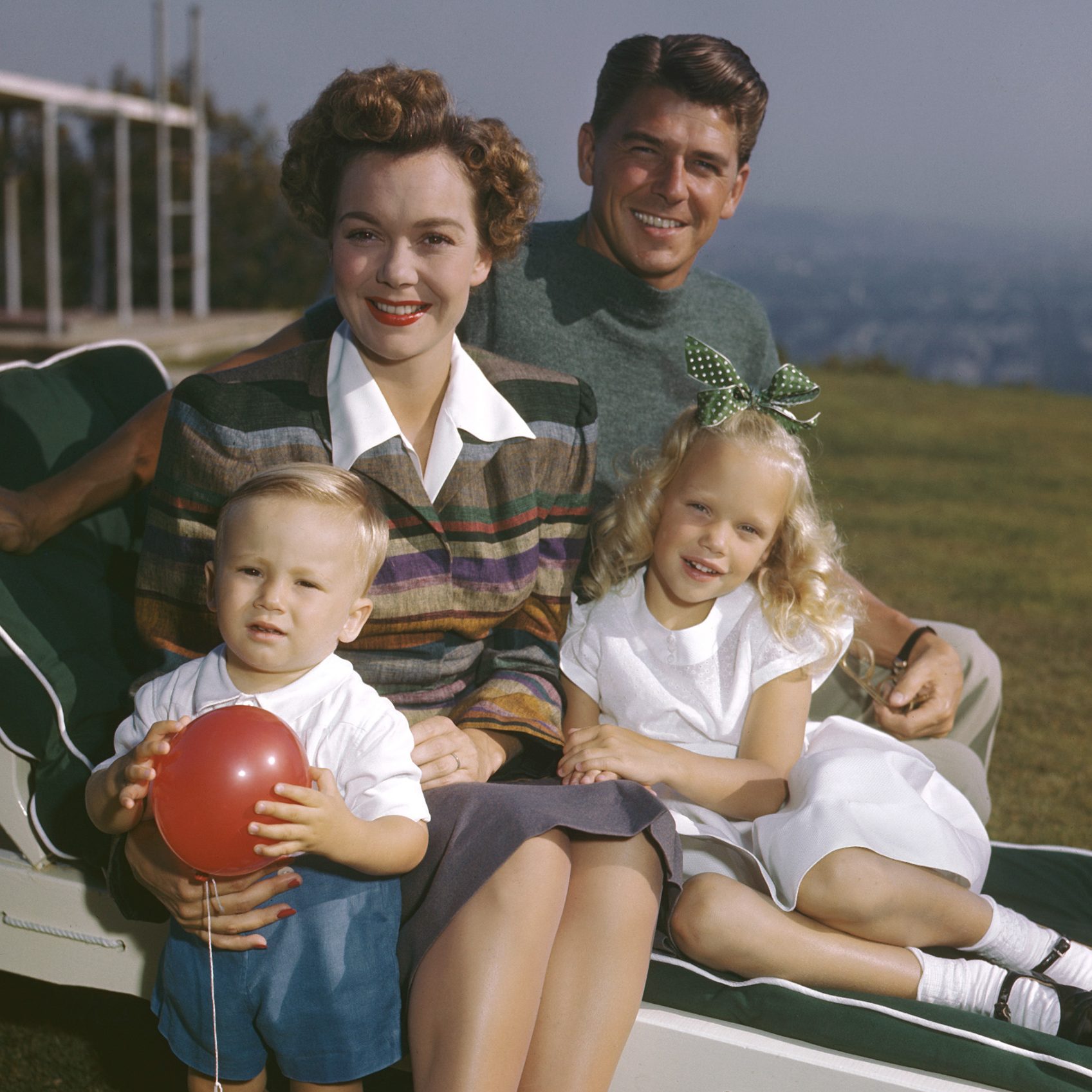 Michael Reagan, Ronald Reagan Jane Wyman, Maureen Reagan