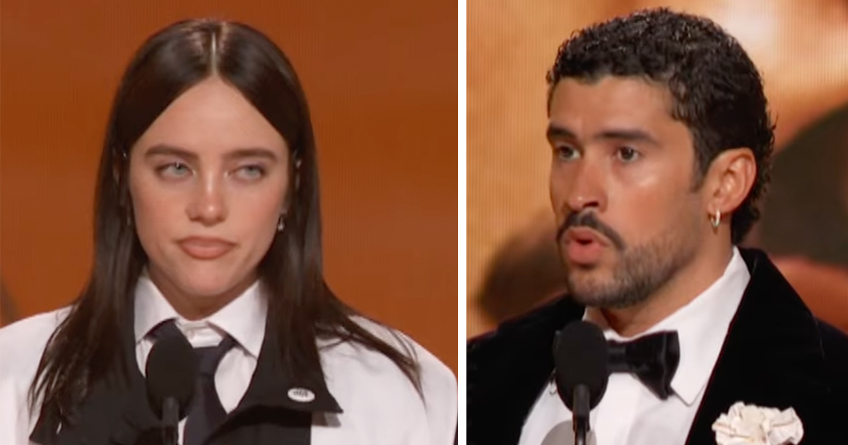 Billie Eilish, Bad Bunny. Credit: Youtube/Credit: Recording Academy / GRAMMYs