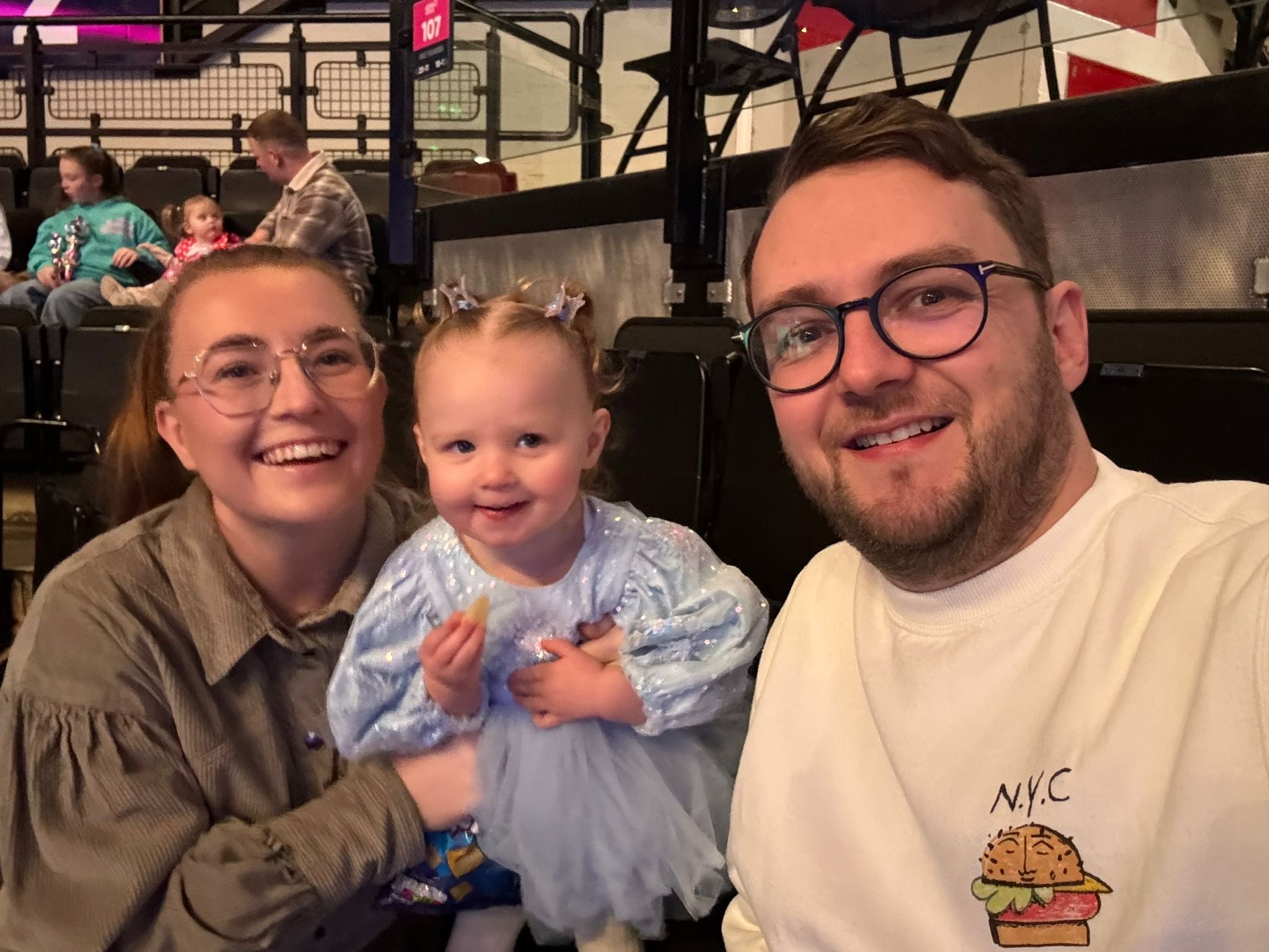 Tamara, Isobel, Aaron Wallace. Credit: GoFundMe