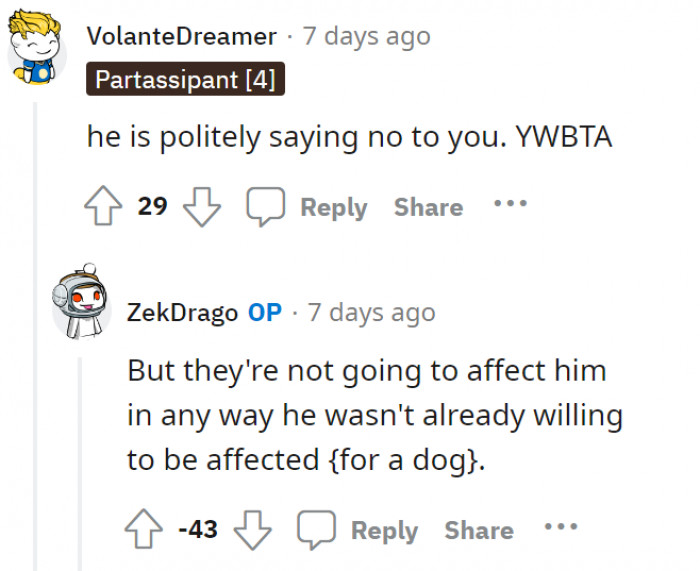 This Redditor thinks that the roommate does not want to keep the cats. They are politely declining the offer, and they just don’t want OP to receive a cold, hard NO.