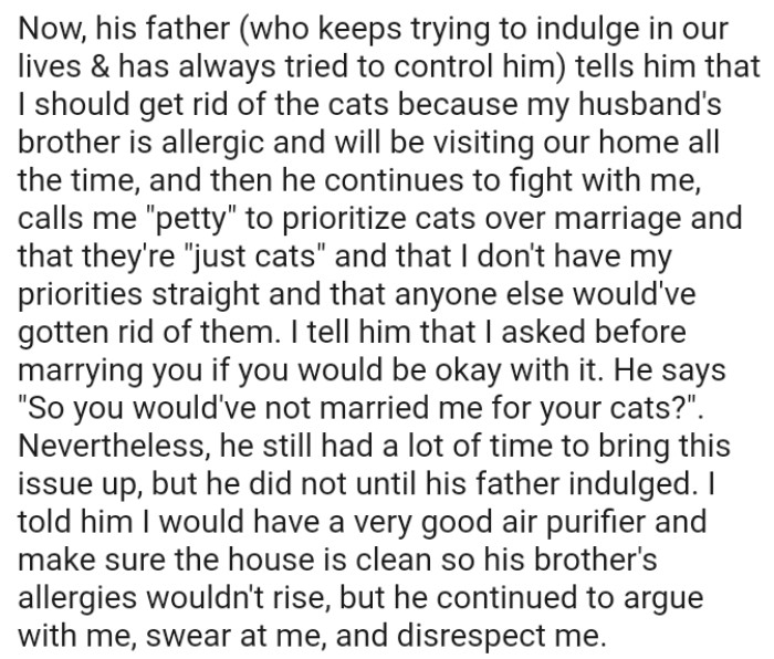 OP told him that she did ask before marrying him if he would be okay with it