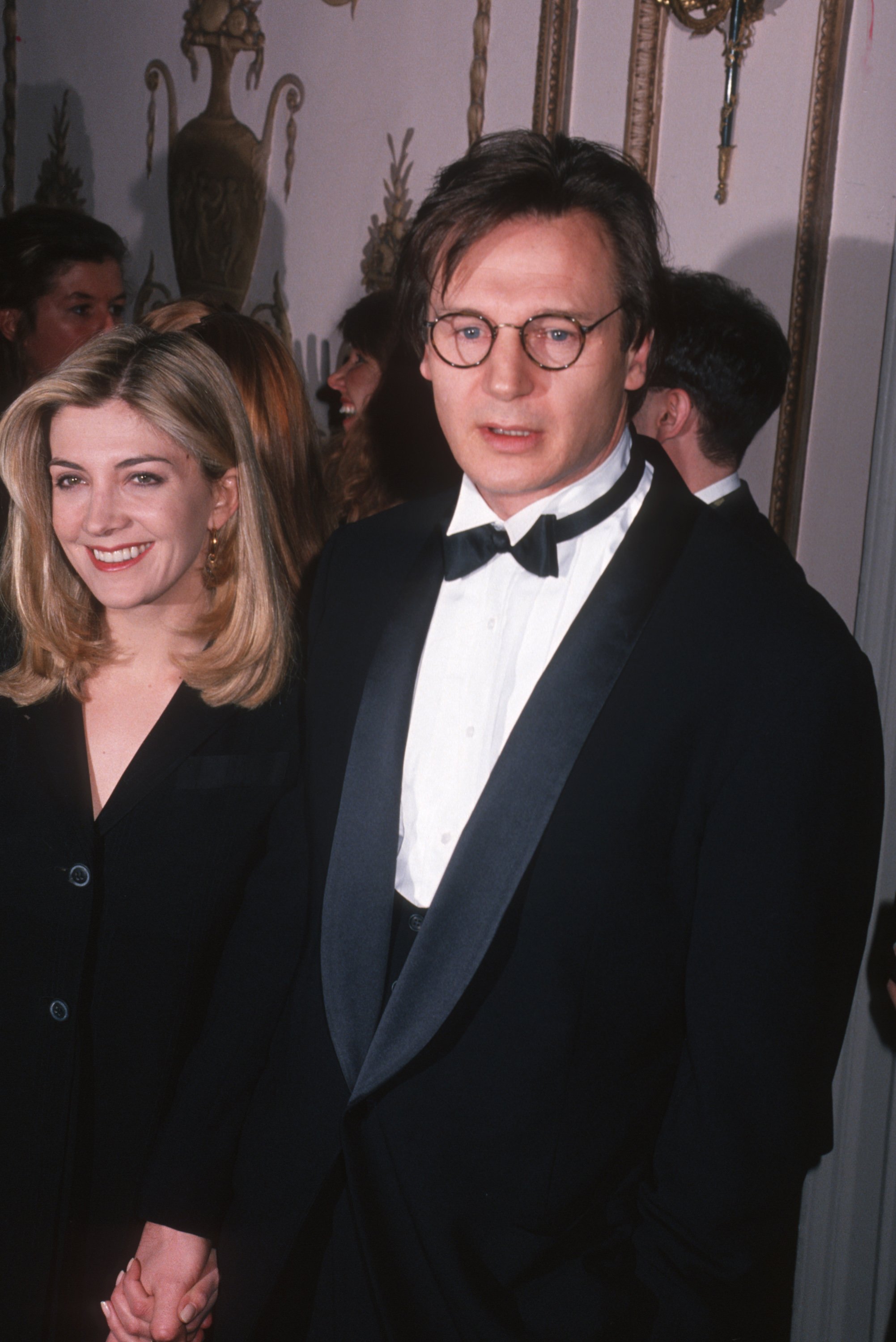 Liam Neeson and Natasha Richardson in New York in 1993. | Source: Getty Images 