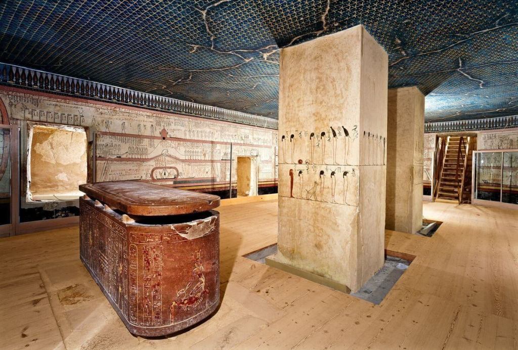 Interior of the Tomb of Thutmose III