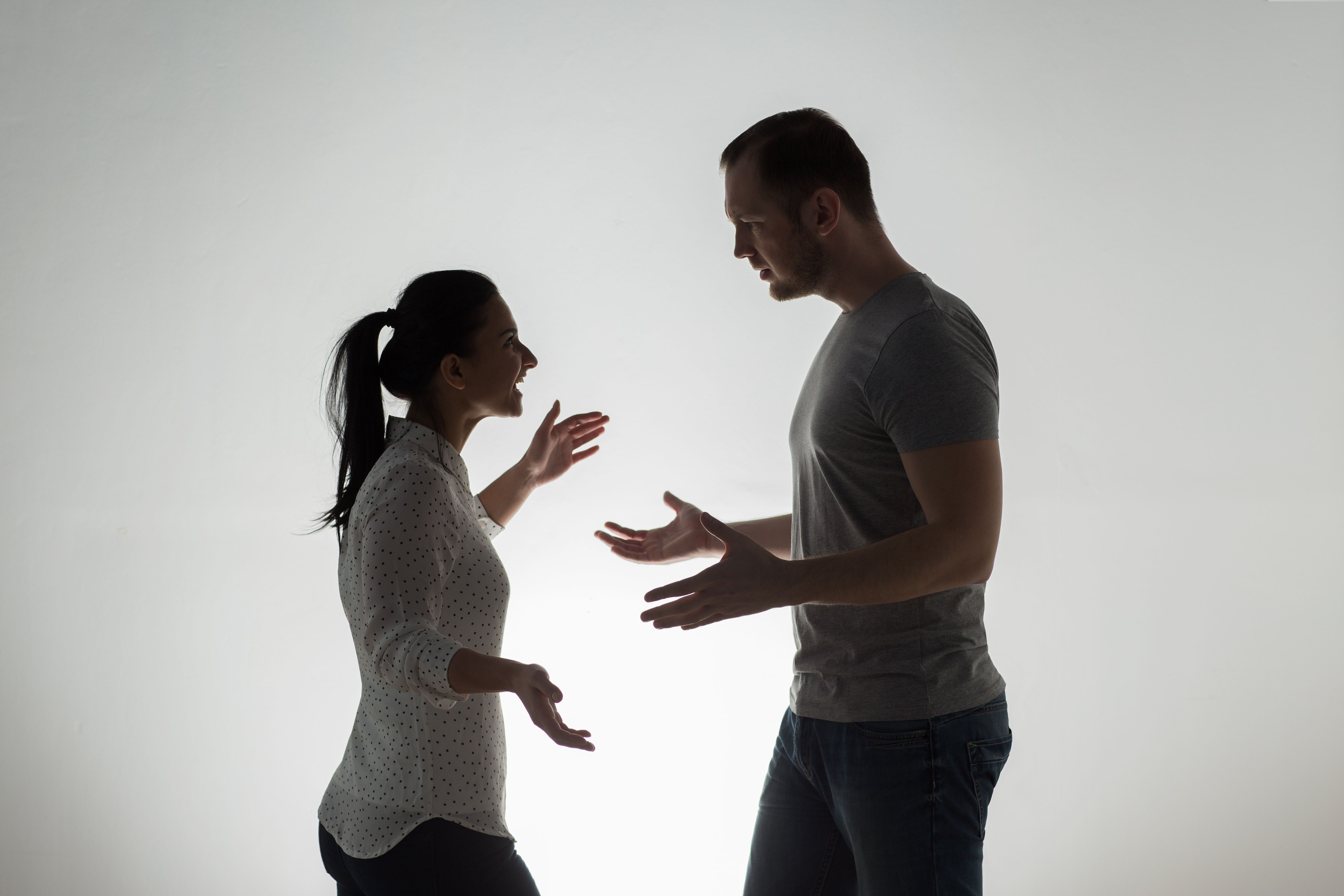 Husband and wife arguing | Source: Shutterstock