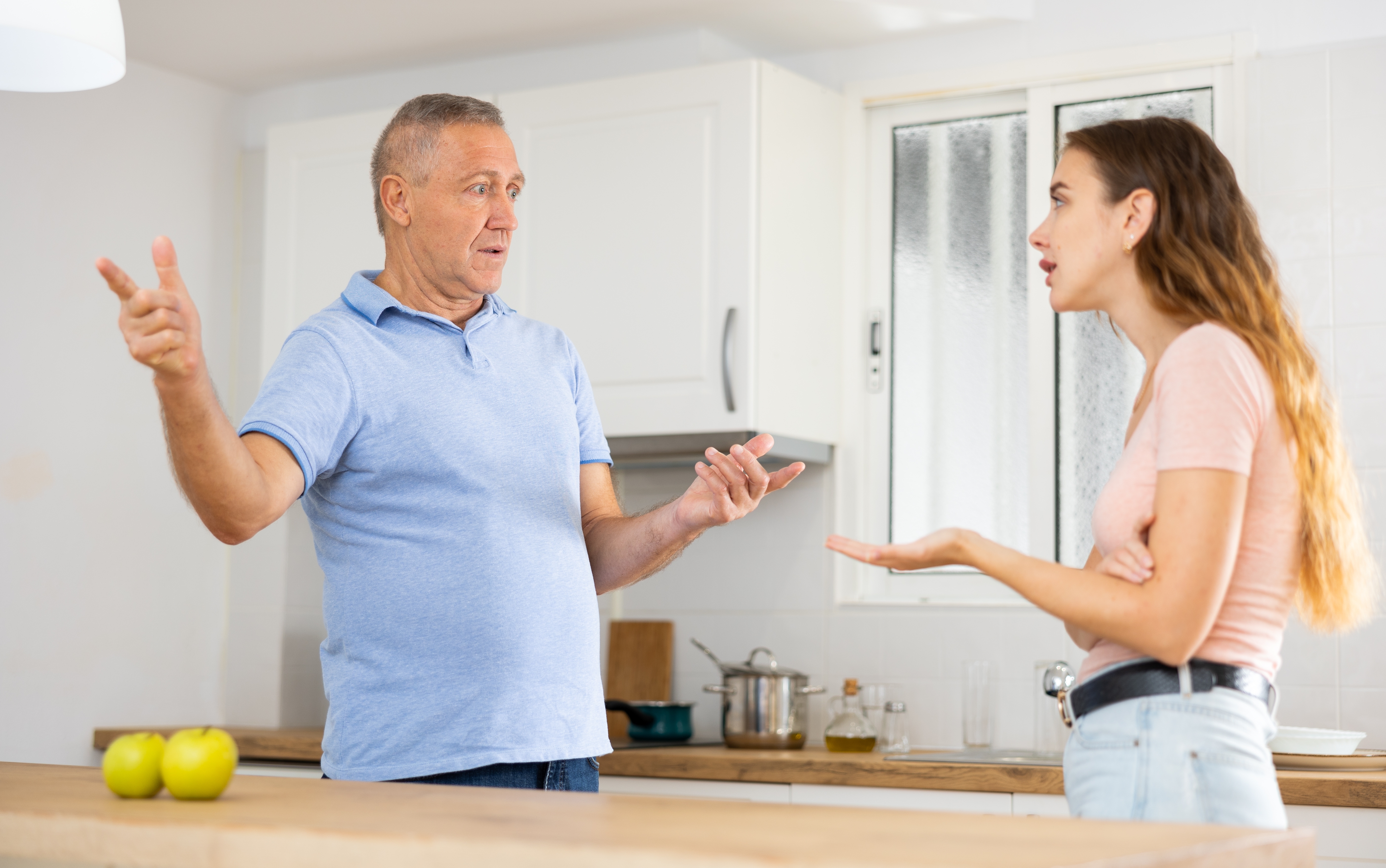 Father and daughter arguing | Source: Shutterstock