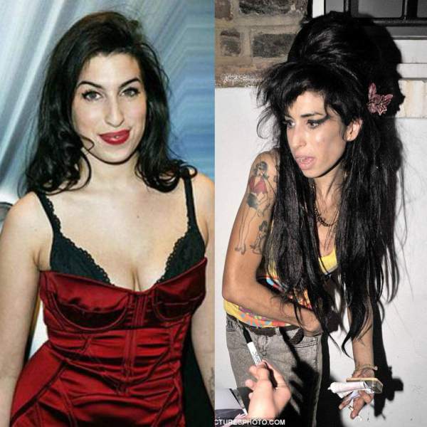 Amy Winehouse: The Before and After of Drugs and Alcohol