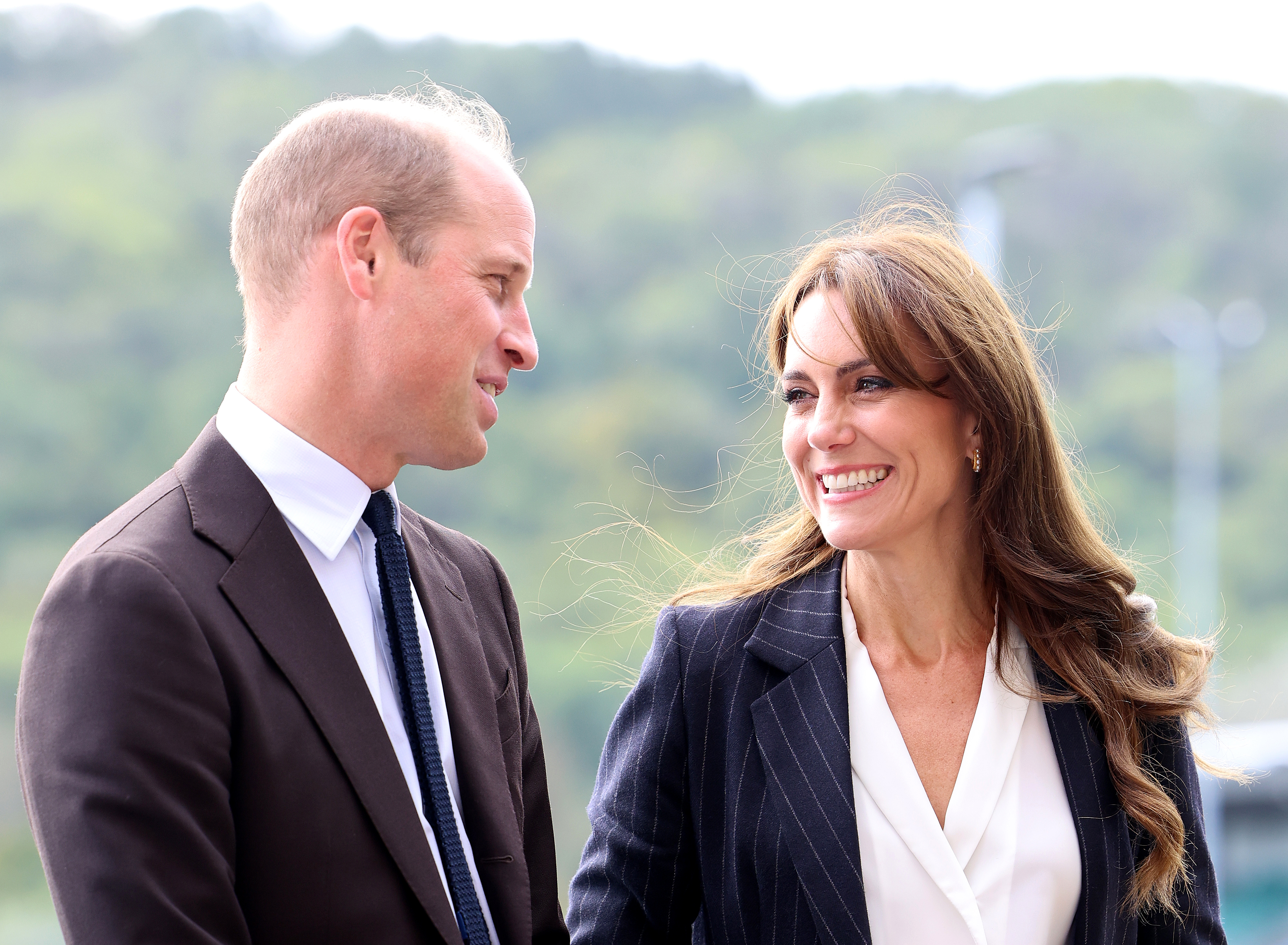 Princess Catherine and Prince William at the Grange Pavilion to celebrate the beginning of Black History Month on October 03, 2023. | Source: Getty Images