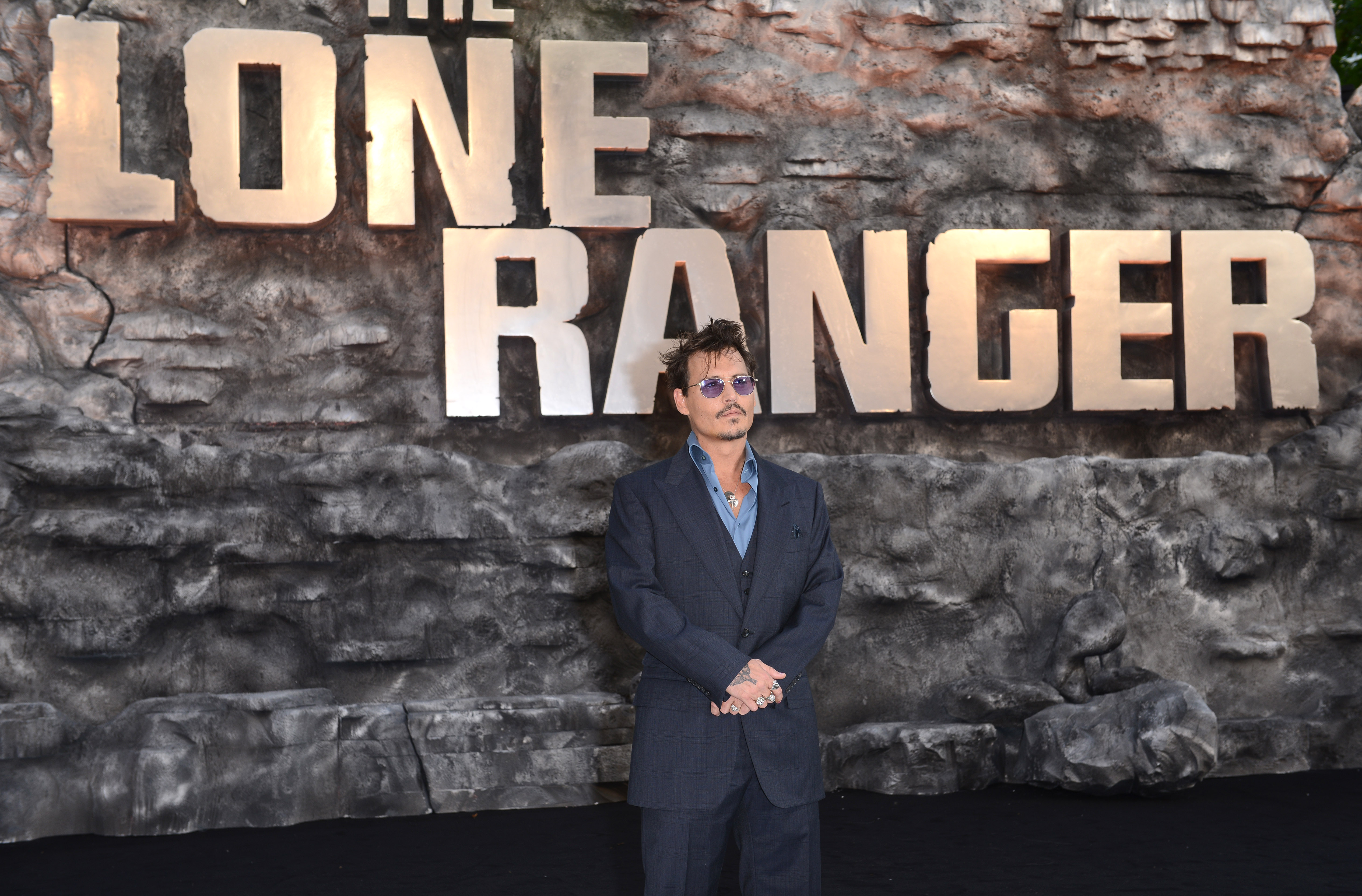 Johnny Depp at the UK premiere of "The Lone Ranger" in London, England on July 21, 2013 | Source: Getty Images