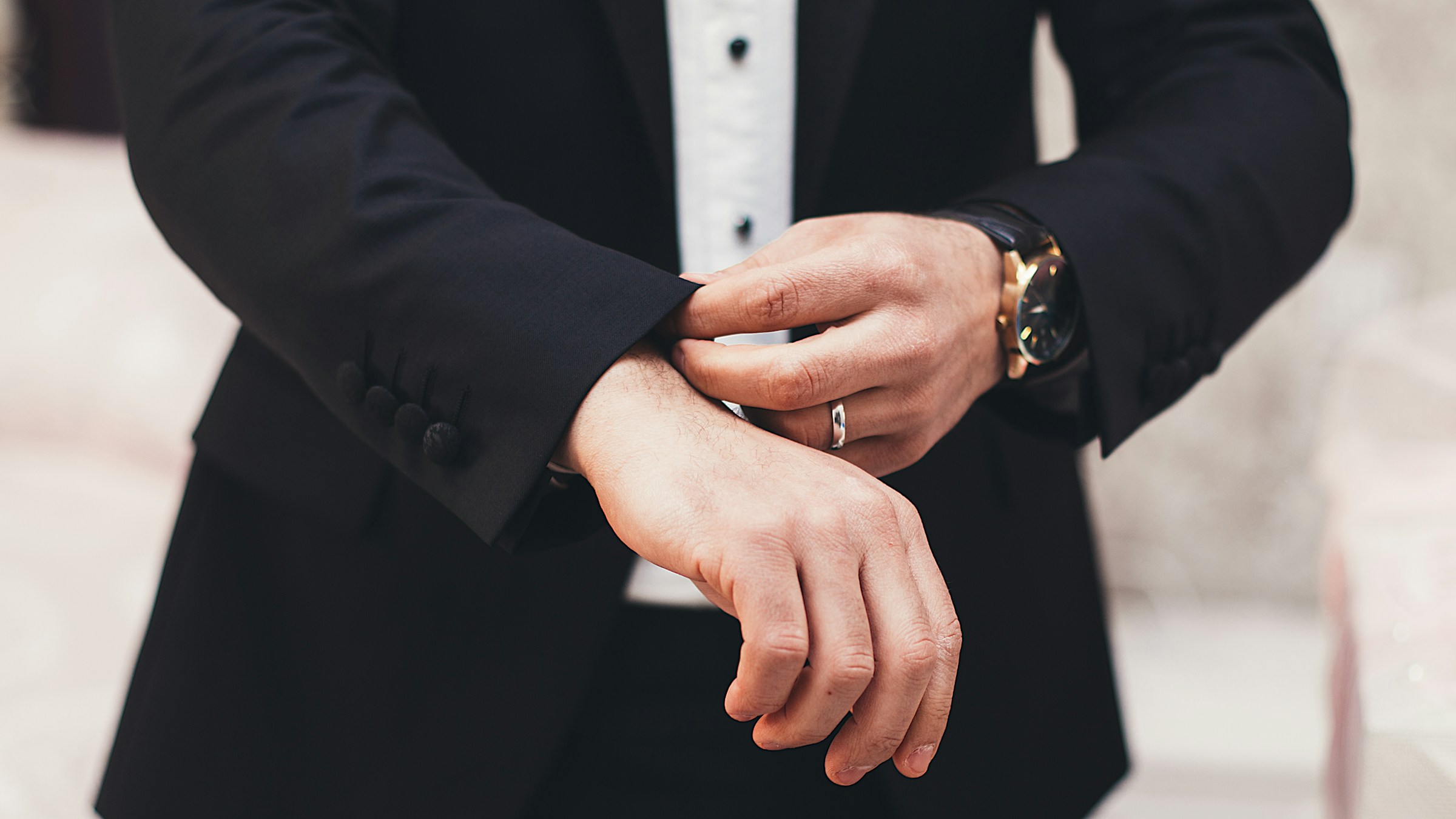 Close-up of a man in a suit | Source: Unsplash